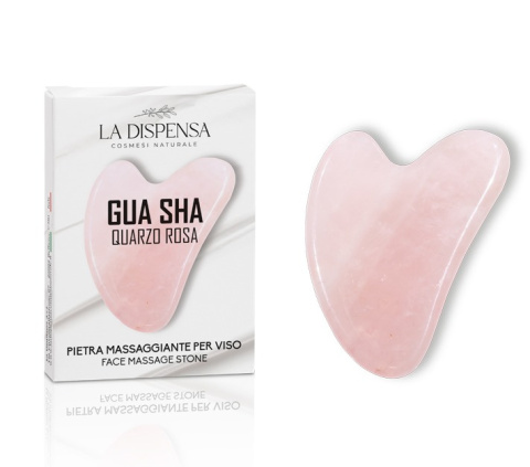 Kamień GUA SHA do masażu twarzy - Rose Quartz