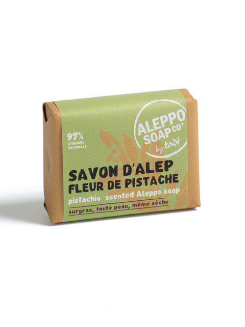 Mydło Aleppo z kwiatami pistacji 100 g.