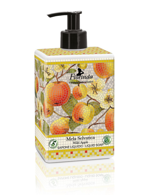 Mydło w płynie 500 ml. Mozaika Pomarańcza Dzikie Jabłko - Florinda Mydło w płynie 500 ml. Mozaika Pomarańcza Dzikie Jabłko - Florinda
